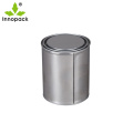 Contenedores de latas de metal vacías de 500 ml con tapas